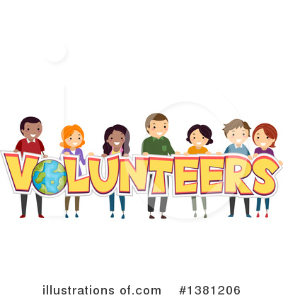 Volunteers Clipart #1381206 by BNP Design Studio