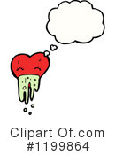 Vomiting Heart Clipart #1199864 by lineartestpilot