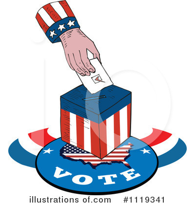 Presidential Election Clipart #1119341 by patrimonio