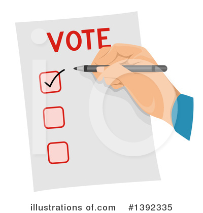 Royalty-Free (RF) Vote Clipart Illustration by BNP Design Studio - Stock Sample #1392335