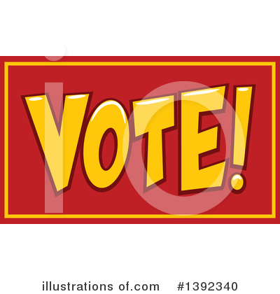 Royalty-Free (RF) Vote Clipart Illustration by BNP Design Studio - Stock Sample #1392340