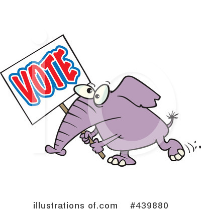 Royalty-Free (RF) Vote Clipart Illustration by toonaday - Stock Sample #439880