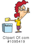 Voting Clipart #1095419 by toonaday