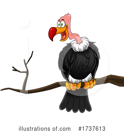 Royalty-Free (RF) Vulture Clipart Illustration by Hit Toon - Stock Sample #1737613