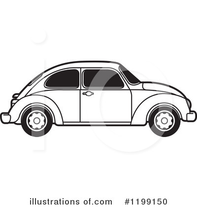 Royalty-Free (RF) Vw Bug Clipart Illustration by Lal Perera - Stock Sample #1199150