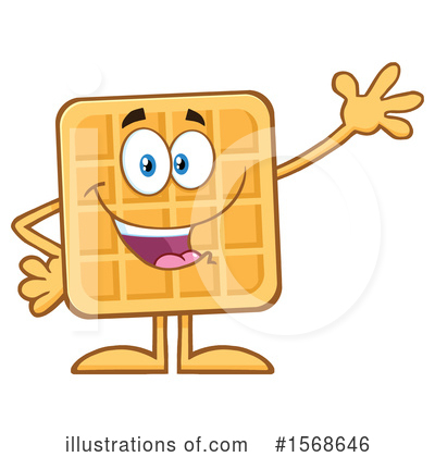 Royalty-Free (RF) Waffle Clipart Illustration by Hit Toon - Stock Sample #1568646