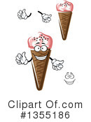 Waffle Cone Clipart #1355186 by Vector Tradition SM