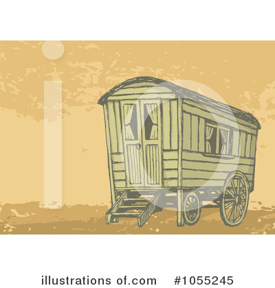 Royalty-Free (RF) Wagon Clipart Illustration by Any Vector - Stock Sample #1055245
