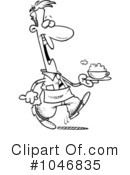 Waiter Clipart #1046835 by toonaday