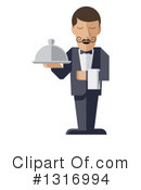 Waiter Clipart #1316994 by AtStockIllustration