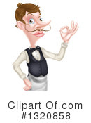 Waiter Clipart #1320858 by AtStockIllustration