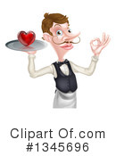 Waiter Clipart #1345696 by AtStockIllustration