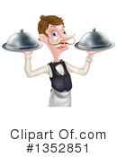 Waiter Clipart #1352851 by AtStockIllustration
