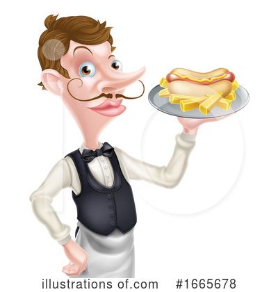 Hot Dog Clipart #1665678 by AtStockIllustration
