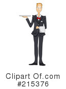 Waiter Clipart #215376 by BNP Design Studio