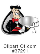 Waiter Clipart #37291 by Andy Nortnik