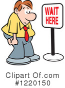 Waiting Clipart #1220150 by Johnny Sajem