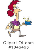 Waitress Clipart #1046496 by toonaday