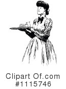 Waitress Clipart #1115746 by Prawny Vintage