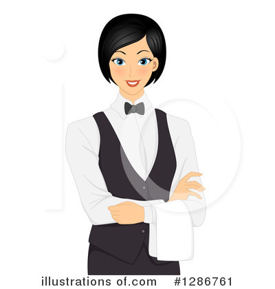 Asian Woman Clipart #1286761 by BNP Design Studio