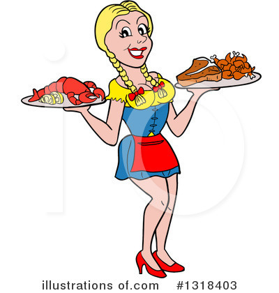 Woman Clipart #1318403 by LaffToon