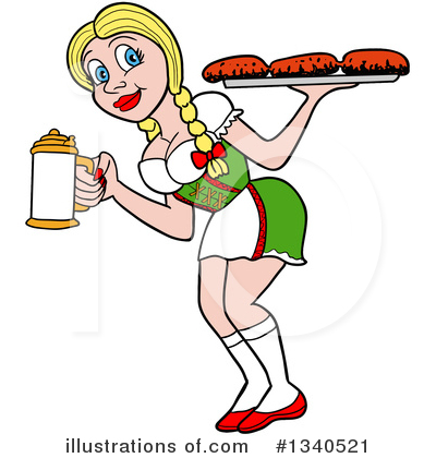 Woman Clipart #1340521 by LaffToon