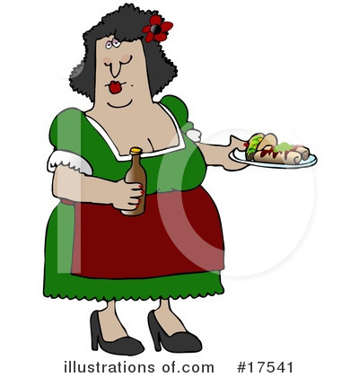 Waitress Clipart #17541 by djart