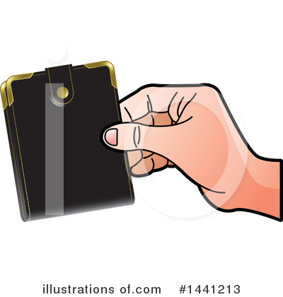 Wallet Clipart #1441213 by Lal Perera