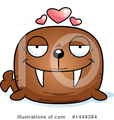 Walrus Clipart #1449384 by Cory Thoman