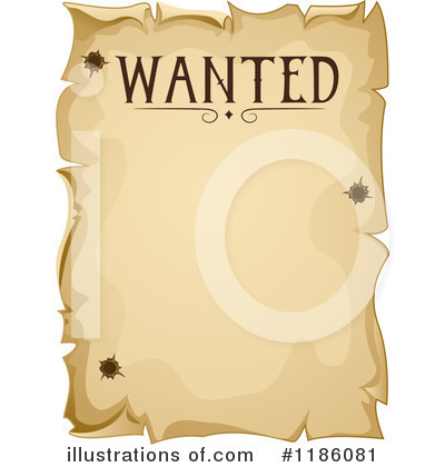 Royalty-Free (RF) Wanted Clipart Illustration by BNP Design Studio - Stock Sample #1186081