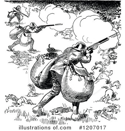 Royalty-Free (RF) War Cartoon Clipart Illustration by Prawny Vintage - Stock Sample #1207017