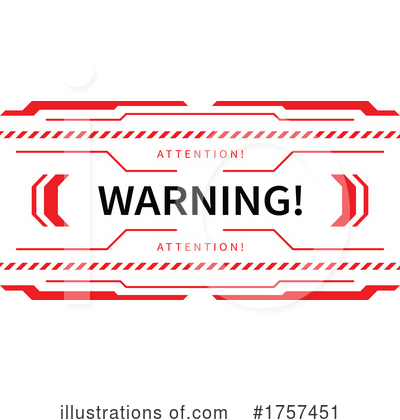 Royalty-Free (RF) Warning Clipart Illustration by Vector Tradition SM - Stock Sample #1757451