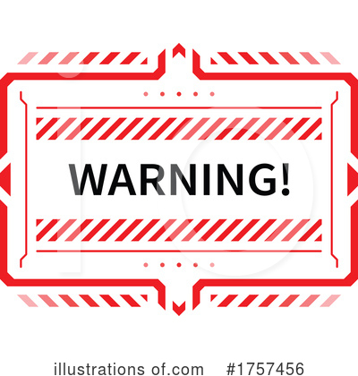 Warning Clipart #1757456 by Vector Tradition SM