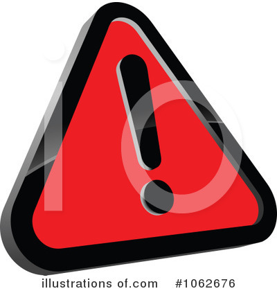 Royalty-Free (RF) Warning Sign Clipart Illustration by Vector Tradition SM - Stock Sample #1062676