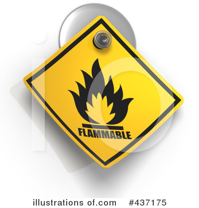 Royalty-Free (RF) Warning Sign Clipart Illustration by Tonis Pan - Stock Sample #437175
