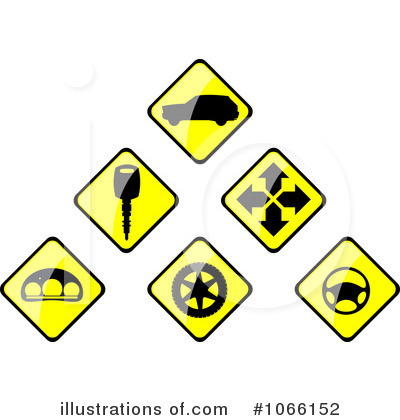 Royalty-Free (RF) Warning Signs Clipart Illustration by Vector Tradition SM - Stock Sample #1066152