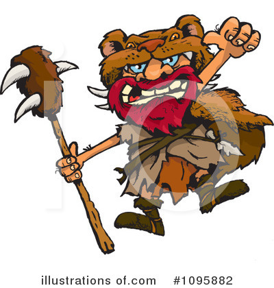 Royalty-Free (RF) Warrior Clipart Illustration by Dennis Holmes Designs - Stock Sample #1095882