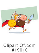 Warrior Clipart #19010 by Hit Toon
