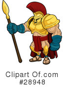 Warrior Clipart #28948 by AtStockIllustration