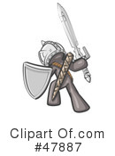 Warrior Clipart #47887 by Leo Blanchette