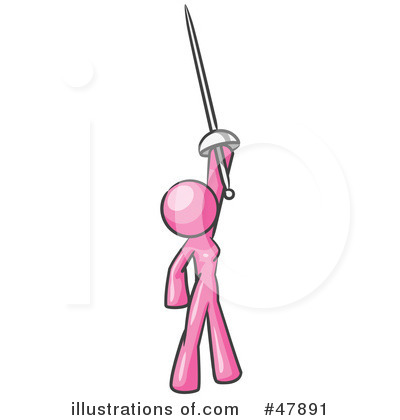 Pink Design Mascot Clipart #47891 by Leo Blanchette
