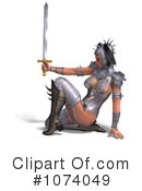 Warrior Princess Clipart #1074049 by Ralf61