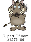 Warthog Clipart #1276189 by Dennis Holmes Designs