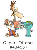 Washing Hands Clipart #434567 by toonaday