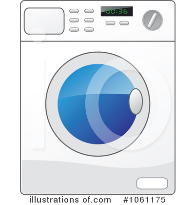 Royalty-Free (RF) Washing Machine Clipart Illustration by Vector Tradition SM - Stock Sample #1061175