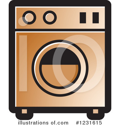 Washing Machine Clipart #1231615 by Lal Perera