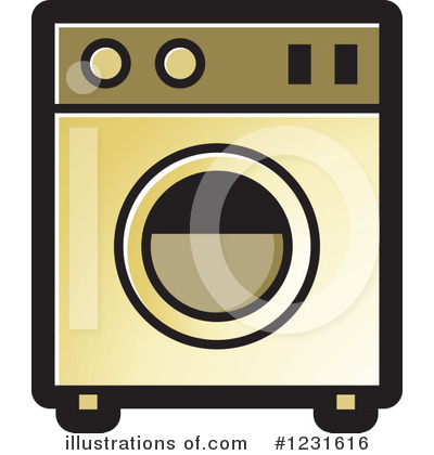 Washing Machine Clipart #1231616 by Lal Perera