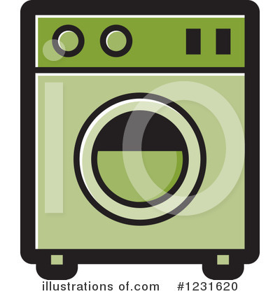 Washing Machine Clipart #1231620 by Lal Perera