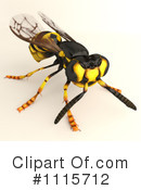 Wasp Clipart #1115712 by Leo Blanchette