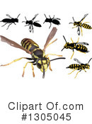 Wasp Clipart #1305045 by dero
